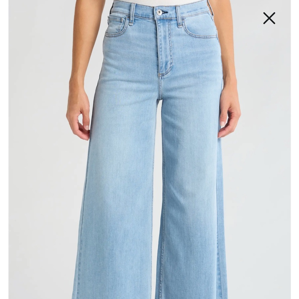 Light Wash Serena High Waist Wide Leg Jeans